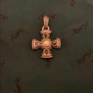 Authentic Judith Ripka cross pendant 925